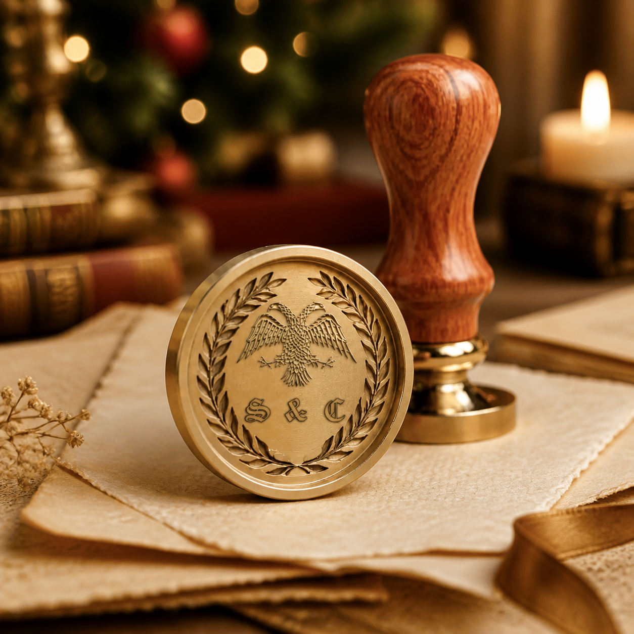 Personalized Vintage Embossing Seal for Wedding Invitations, Letters & Luxury Gifts
