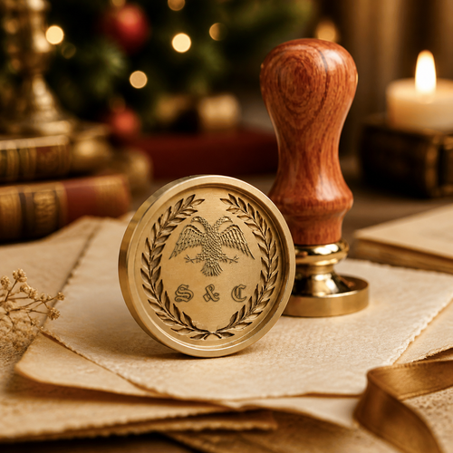Personalized Vintage Embossing Seal for Wedding Invitations, Letters & Luxury Gifts