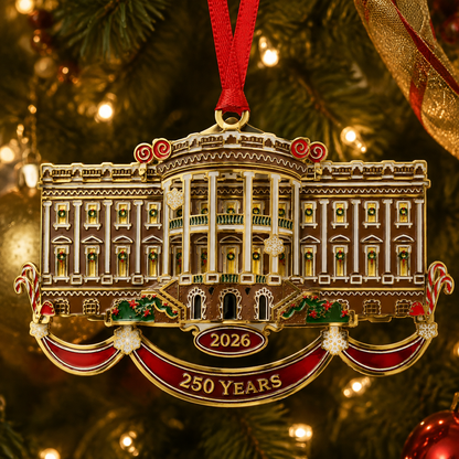 🕋✨White House Christmas tree ornaments – Holiday Keepsake🎁