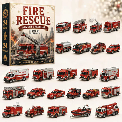 🚒🎁Fire Rescue Advent Calendar | 24 Unique Die‑Cast Fire