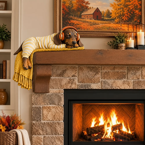 🐕‍🦺 Sleeping Dachshund Door Frame Decoration & Mantel Decoration