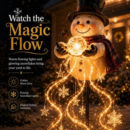 🎁 Today Only: Get 49% Off🎄 Snowman Magic Fountain LED Christmas Light❄️