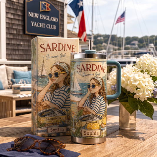 2026 New The Coastal Sophia Tumbler-Personalized New England Summer Tumbler