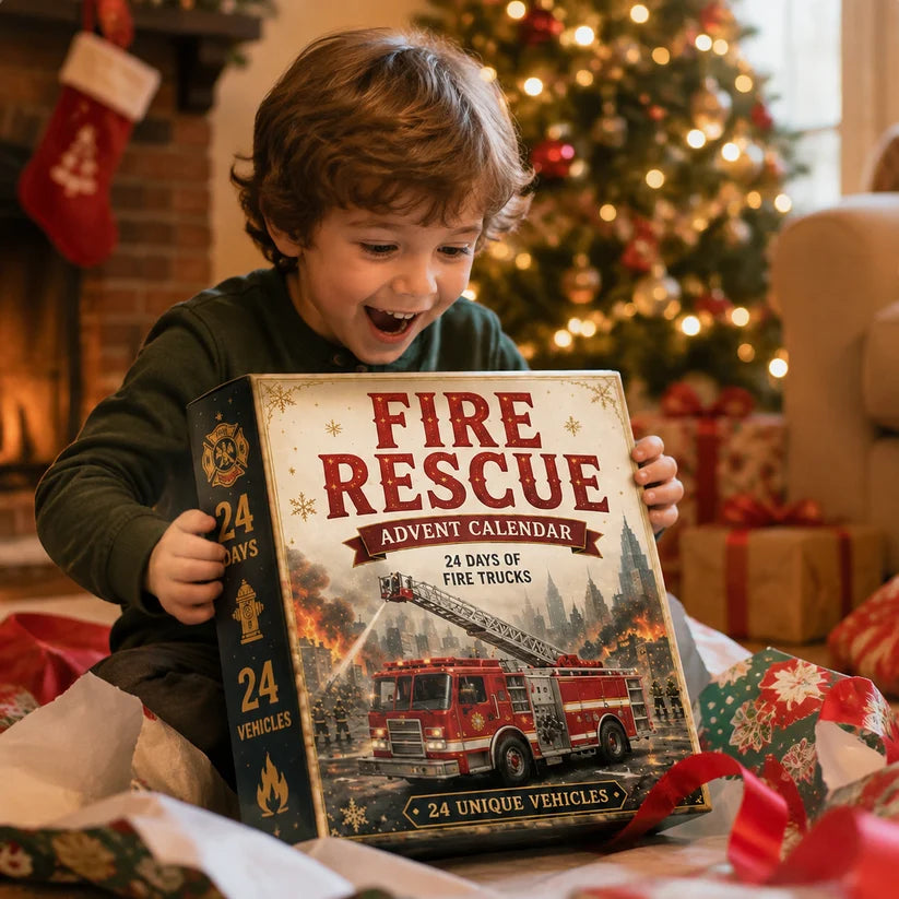 🚒🎁Fire Rescue Advent Calendar | 24 Unique Die‑Cast Fire